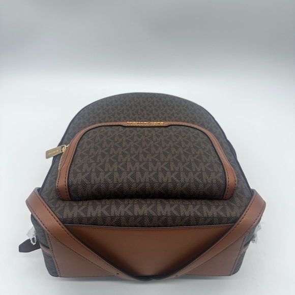 Michael Kors Medium Jaycee Zip Packet Backpack Brown - Picture 12 of 14